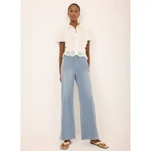 Mint Velvet Mid Indigo Wide Jeans